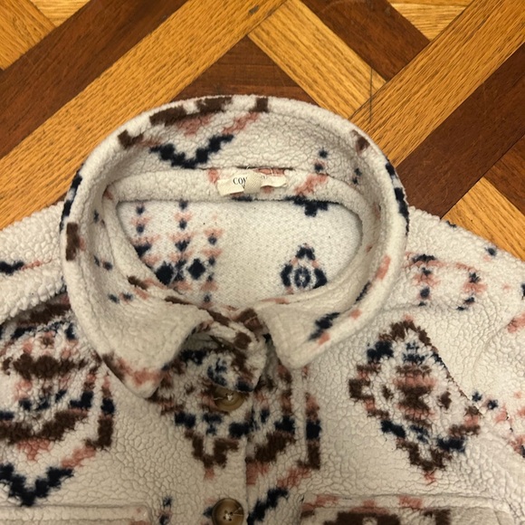 Comp Blu Patterned Fleece Pullover - Picture 2 of 4